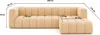 Narożnik w kształcie L GRAND 318 cm, tkanina Salvador, Podgląd zdjęcia produktu 3