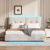 ProximaX Polsterbett 140x200cm mit Lattenrost, LED, Produktbild-Vorschau 6