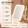 LED‑Schminkspiegel Tischspiegel mit dimmbarer Beleuchtung Produktbild-Vorschau 2