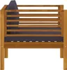 Sedia da giardino con cuscini grigio scuro in legno Anteprima dell’immagine prodotto 14
