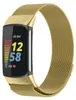 Für Fitbit Charge 6 / 5 Metall Stahl Mesh Armband mit Produktbild-Vorschau 1