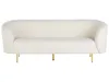BELIANI Sofa trzyosobowa biała boucle w stylu glam retro Podgląd zdjęcia produktu 4