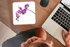 MuchoWow® Mauspad Mousepad Orchidee vor weißem Hintergrund Produktbild-Vorschau 3