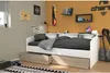 Lit Banquette 2 Tiroirs, 90 x 200/190 cm, MDF,Reproduction Voir les images du produit 4