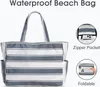 XXL Beach Bag Ladies Tote Bag Waterproof 40L Family Travel Anteprima dell’immagine prodotto 8