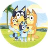 série "Bluey" | 8 assiettes en carton Ø 23cm Voir les images du produit 1