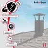 KOTARBAU® Schornsteinabdeckung ø 180 mm Kaminhaube Produktbild-Vorschau 8