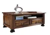 MASSIVMOEBEL24 | Table basse 115x60 Palissandre laqué Brun Voir les images du produit 1