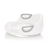 A white toilet seat insert with gray handles against a white background. Náhľad obrázku produktu
