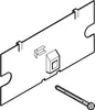 A technical drawing of a plumbing component and a screw. Náhľad obrázku produktu