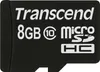 Transcend TS8GUSDC10, 8 GB, MicroSDHC, Trieda 10, NAND, 90 Náhľad obrázku produktu 1