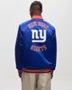 New York Giants NFL Mitchell & Ness Heavyweight Satin Jacke Produktbild-Vorschau 6