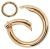 1 Ring Karabiner Rund | 34mm x 6mm gold Produktbild-Vorschau