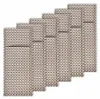 6 Bestecktaschen »Elegance«, 24 x 9 cm, grau/silber Produktbild-Vorschau 1