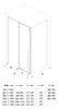 doporro Box Doccia Rettangolare 90x140x195cm Cabina Bagno Anteprima dell’immagine prodotto 7