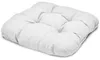 Beautissu 4er Set Sitzkissen Lisa Weiß, 40x40x8cm Produktbild-Vorschau 2