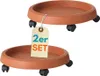 2er Set Pflanzenroller Outdoor Wetterfest Rollbrett Produktbild-Vorschau 1