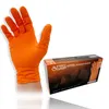 Arbeitshandschuhe aus dickem orangefarbenem Nitril mit Produktbild-Vorschau 2