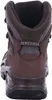 The back view of a brown and gray hiking boot. Anteprima dell’immagine prodotto