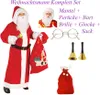 WEIHNACHTSMANN KOSTÜM SET Weihnachten Mantel Bart Perücke Produktbild-Vorschau 1