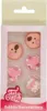 FunCakes Zucker Dekorationen Baby Rosa Set  (12 Teile) Produktbild-Vorschau 1