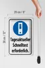 Blechschild Hinweis 20x30cm tagesaktueller Schnelltest Produktbild-Vorschau 6