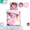 A bedding set featuring a portrait of Taylor Swift, shown with a pillow and duvet cover. Podgląd zdjęcia produktu