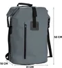 Wasserdichter Rucksack 28 L grau - Outdoor, Drybag Produktbild-Vorschau 2