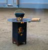 Steckbare Feuertonne Baum aus Stahl mit Edelstahlfüßen - Produktbild-Vorschau 9
