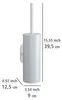 WENKO Turbo-Loc® WC-Garnitur Mod. Orea White matt, aus Produktbild-Vorschau 4