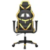 Gaming-Stuhl mit Massagefunktion Schwarz & Golden Produktbild-Vorschau 3