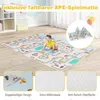 Baby Laufstall mit Matratze & 50 Spielbällen & 4 Zugringen Produktbild-Vorschau 4