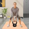 HOMCOM Kettlebell, 14 kg, Fitness-Kettlebell, gefüllt mit Produktbild-Vorschau 2