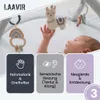 Laavir Baby-Spielmatte mit Spielbogen - Runde Babygym Grau Produktbild-Vorschau 3