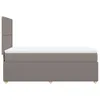 Boxspringbett mit Matratze Taupe 80x200 cm Stoff Produktbild-Vorschau 5
