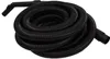 A coiled black flexible hose with a nozzle at one end and a connector at the other, laid out on a white background. Produktbild-Vorschau