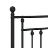 vidaXL Kopfteil Metall Schwarz 107 cm -  Kopf- & Fußenden Produktbild-Vorschau 11
