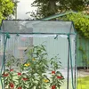 Serra in plastica Relaxdays, telo in PVC, porta e finestra Anteprima dell’immagine prodotto 5