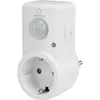 A white Renkforce PIR motion detector plug adapter is shown against a white background. Produktbild-Vorschau