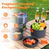 Camping Topf-Sets 16-teilig aus Aluminium, Outdoor Produktbild-Vorschau 9