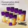 VIBRATISSIMO Preservativi Premium XXL Vaniglia Confezione Anteprima dell’immagine prodotto 3