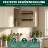 eluno Gewürzregale 2er Set mit Bambusboden, aus Metall in Produktbild-Vorschau 3