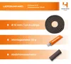 Haus-Held Ofendichtschnur 12 mm 2.5 m Kamin Dichtung Produktbild-Vorschau 3