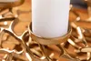 Eleganter Kerzenhalter ABSTRACT 38cm gold Kranz aus Ästen Produktbild-Vorschau 4