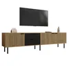 Merax TV Lowboard mit 3 Türen und 2 Schubladen, TV Schrank Produktbild-Vorschau 14