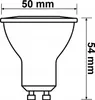 A technical drawing of an LED spotlight with dimensions indicated. Produktbild-Vorschau