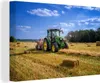 MuchoWow® - Leinwandbilder - Traktor - Bauernhof - Heu - Produktbild-Vorschau 1