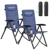 SONGMICS Campingstuhl faltbar, 2er Set, 95°-150° Produktbild-Vorschau 2