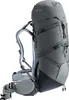 A side view of a gray hiking backpack against a white background. Produktbild-Vorschau