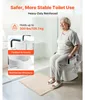 Toilettensitzerhöhung mit Deckel, gepolsterte Armlehnen, Produktbild-Vorschau 4